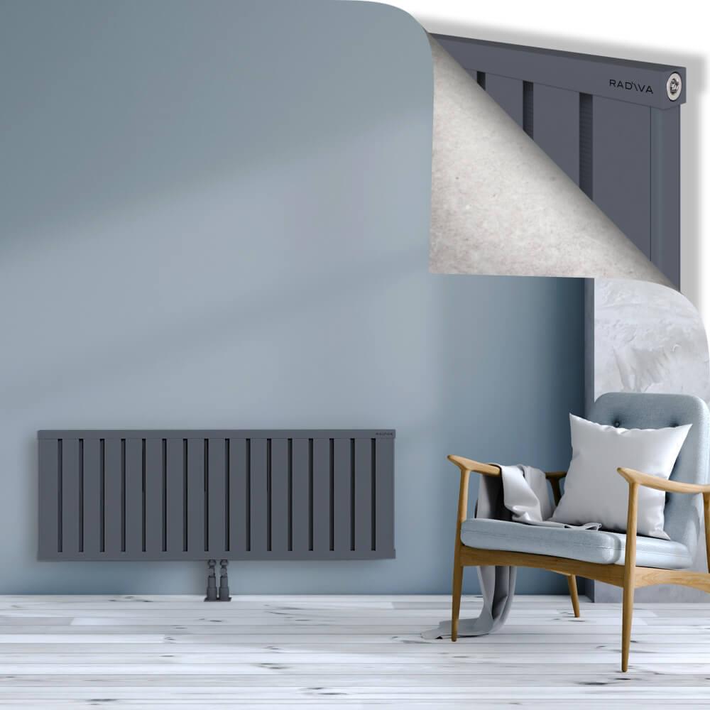 OBI Dekoratif Alüminyum Radyatör 500x1364 Antrasit