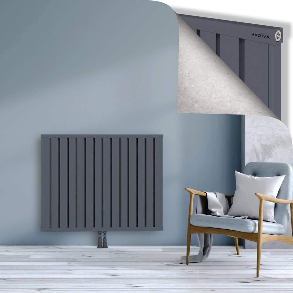OBI Dekoratif Alüminyum Radyatör 900x1124 Antrasit
