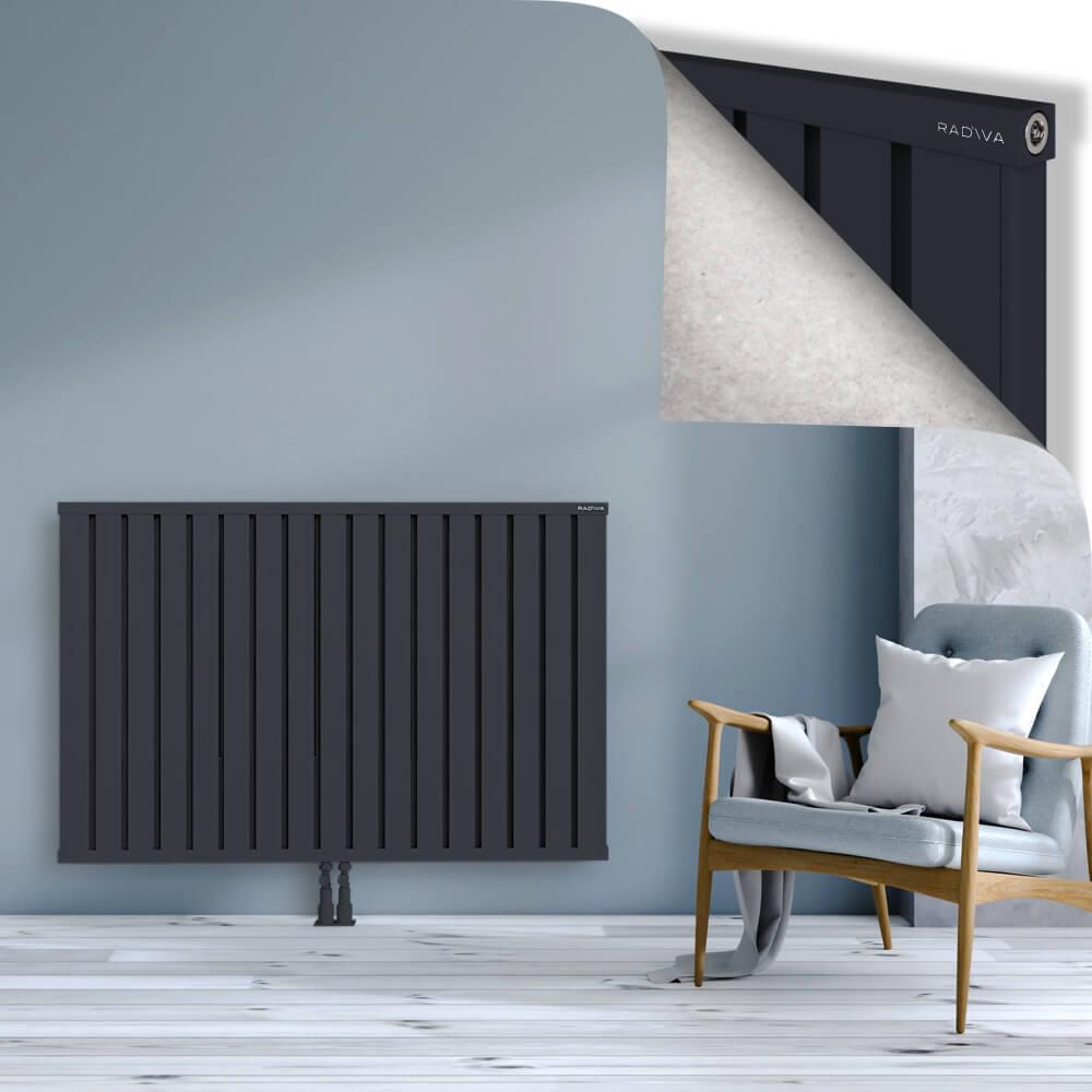 OBI Dekoratif Alüminyum Radyatör 900x1364 Koyu Antrasit
