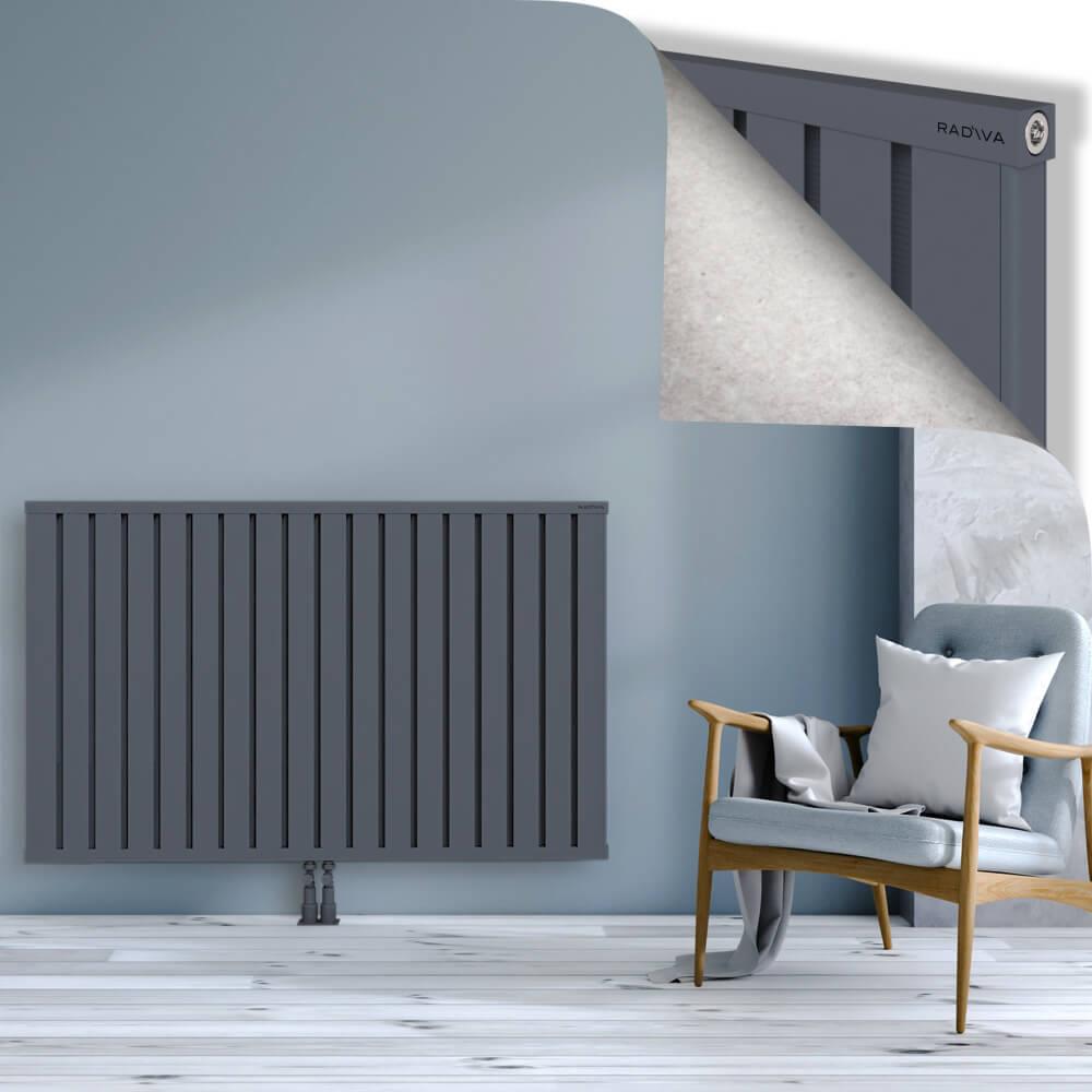 OBI Dekoratif Alüminyum Radyatör 900x1444 Antrasit