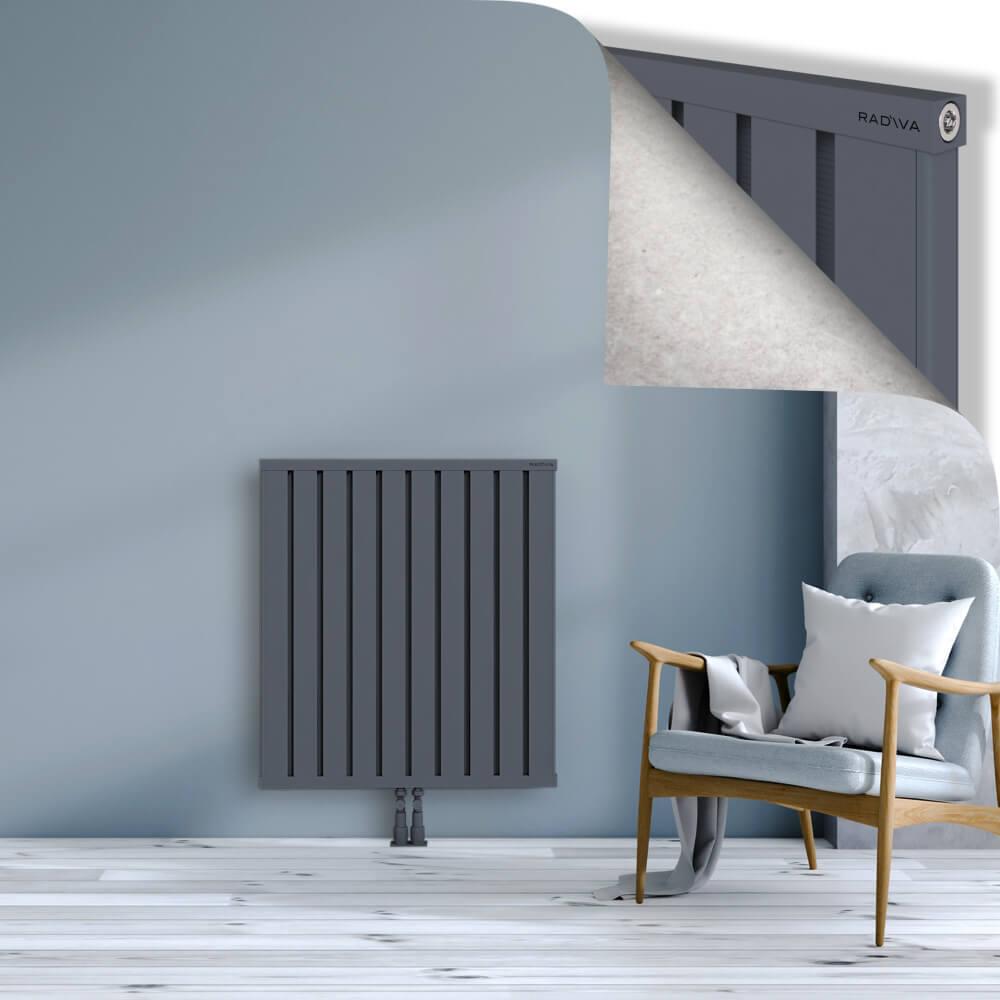 OBI Dekoratif Alüminyum Radyatör 900x804 Antrasit