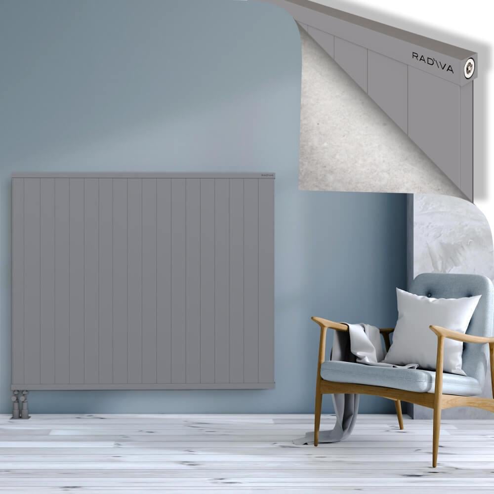 RIO Dekoratif Alüminyum Radyatör 1200x1804 Gri