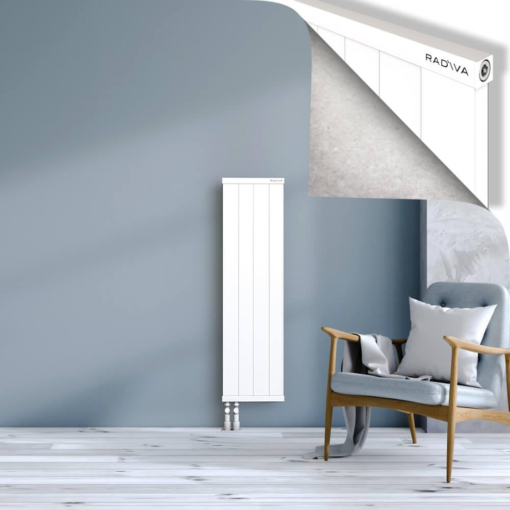 RIO Dekoratif Alüminyum Radyatör 1200x404 Beyaz
