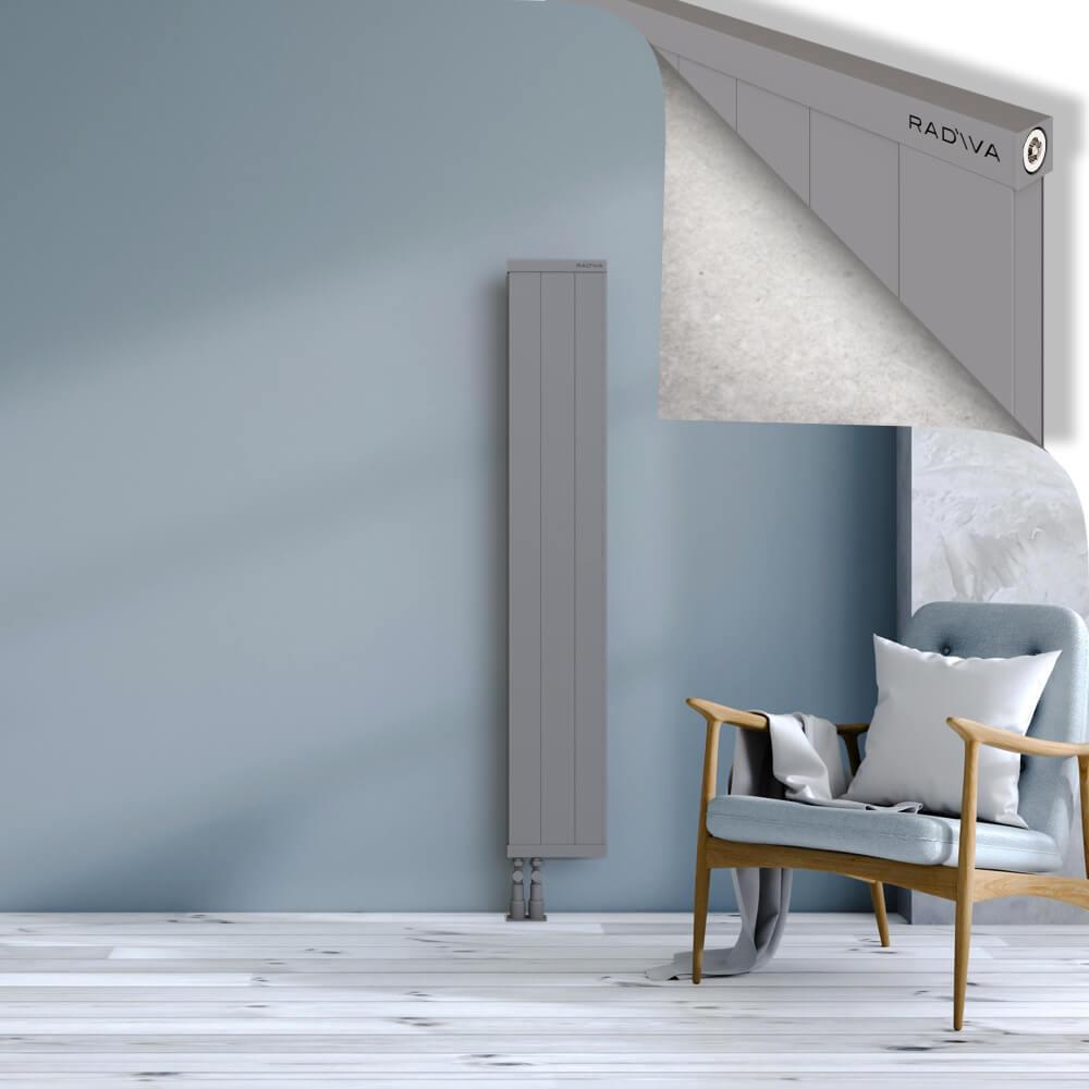 RIO Dekoratif Alüminyum Radyatör 1500x304 Gri