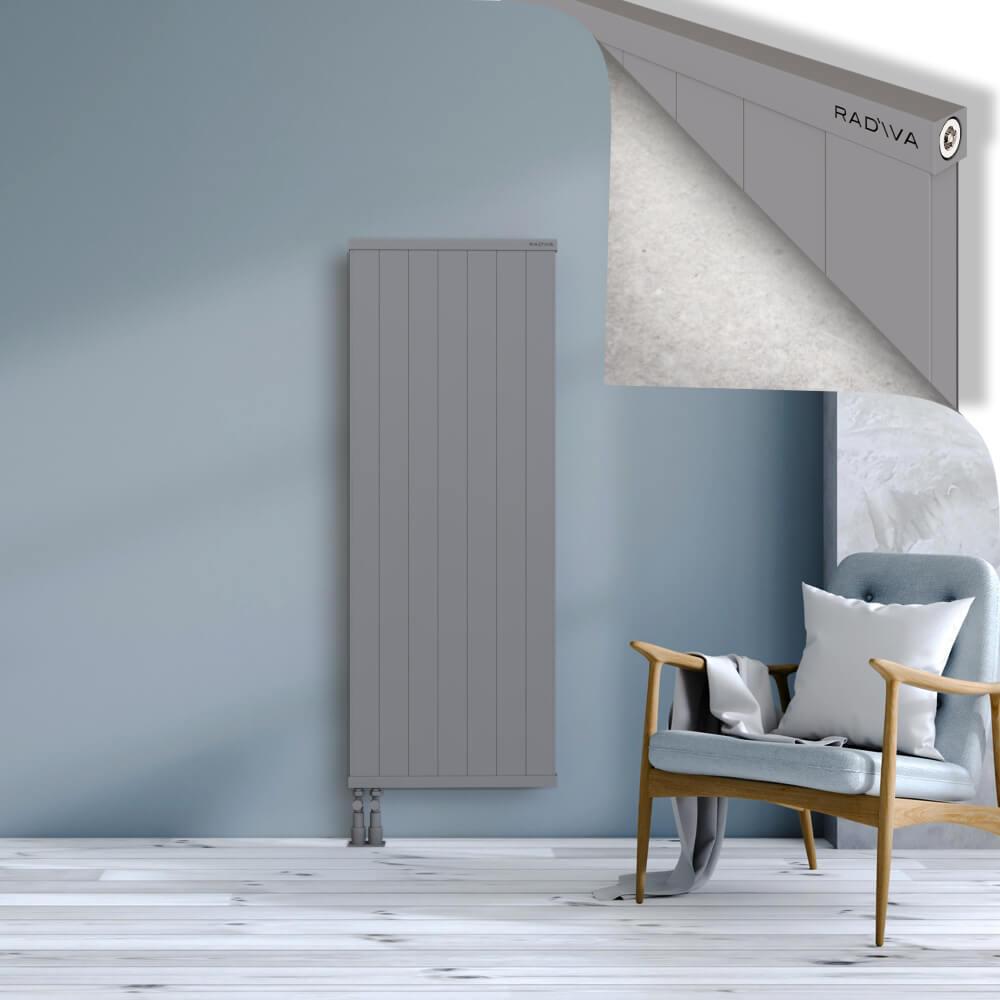 RIO Dekoratif Alüminyum Radyatör 1500x704 Gri