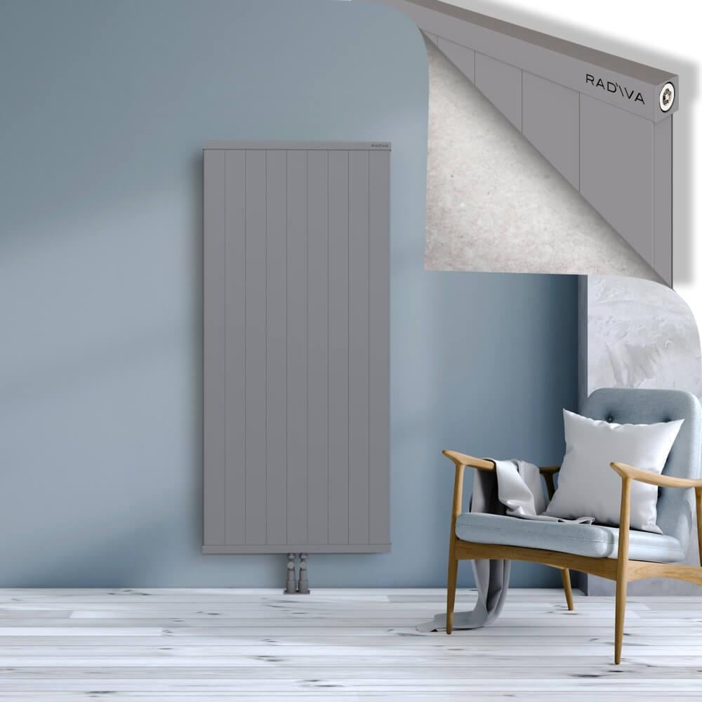 RIO Dekoratif Alüminyum Radyatör 1600x904 Gri