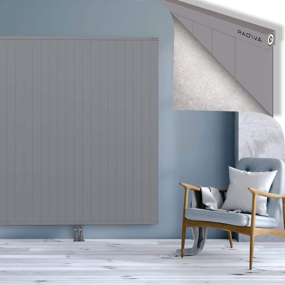 RIO Dekoratif Alüminyum Radyatör 1800x2204 Gri