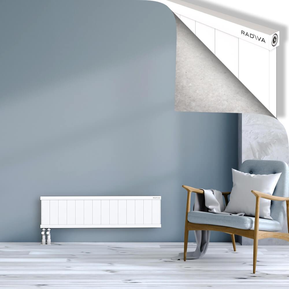 RIO Dekoratif Alüminyum Radyatör 300x1404 Beyaz