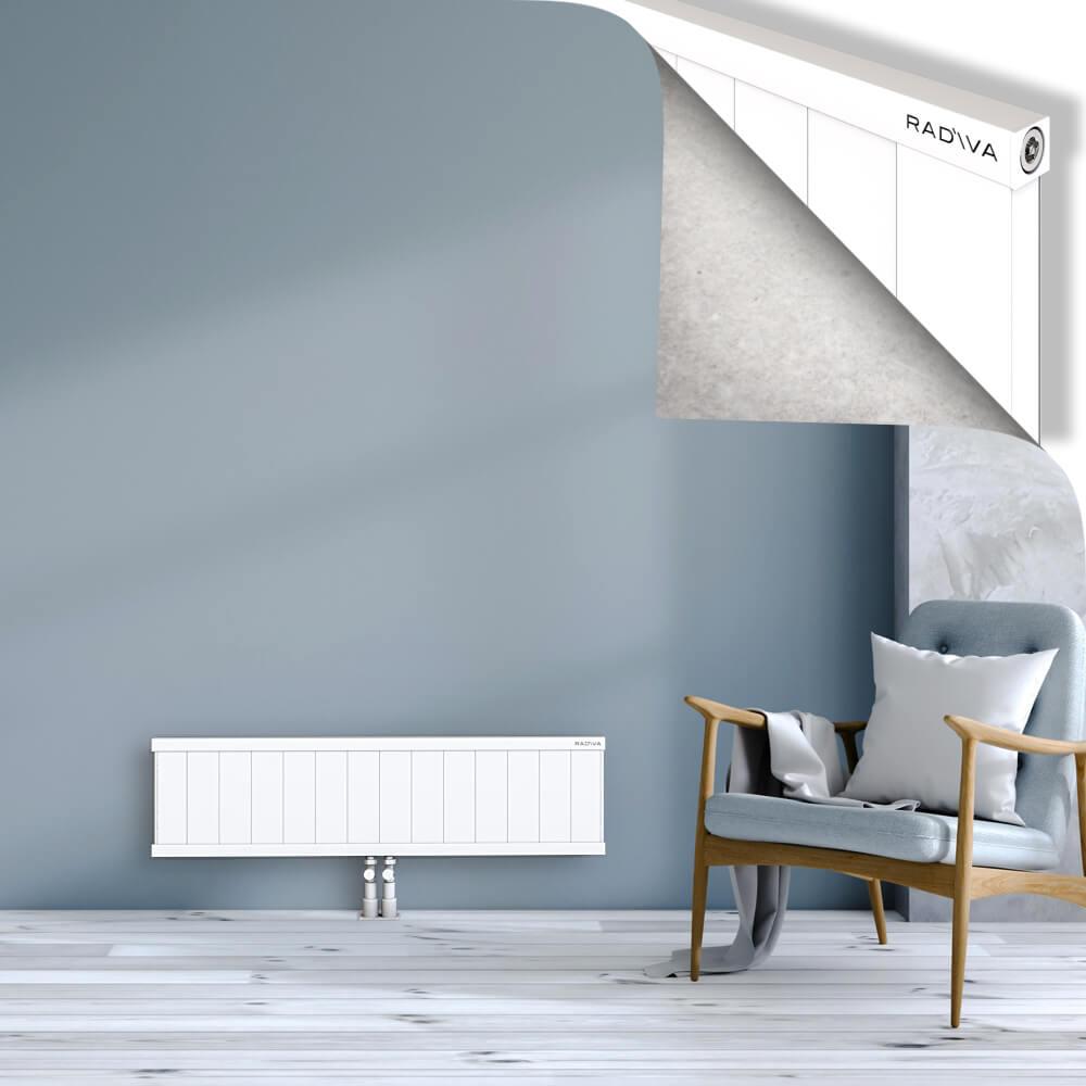 RIO Dekoratif Alüminyum Radyatör 300x1404 Beyaz
