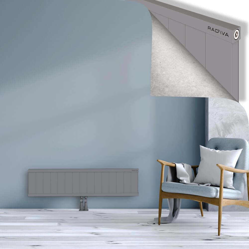 RIO Dekoratif Alüminyum Radyatör 300x1504 Gri