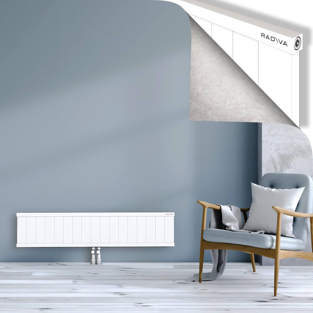 RIO Dekoratif Alüminyum Radyatör 300x1704 Beyaz