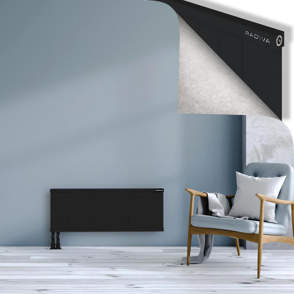 RIO Dekoratif Alüminyum Radyatör 400x1304 Siyah