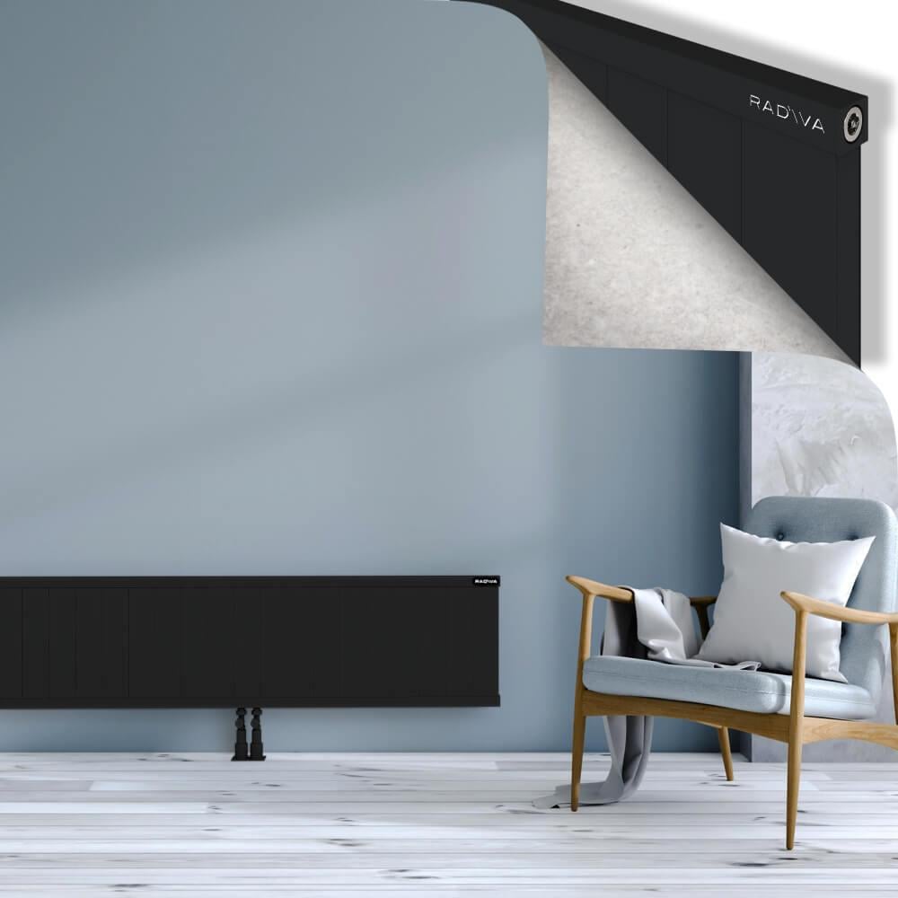 RIO Dekoratif Alüminyum Radyatör 400x2104 Siyah