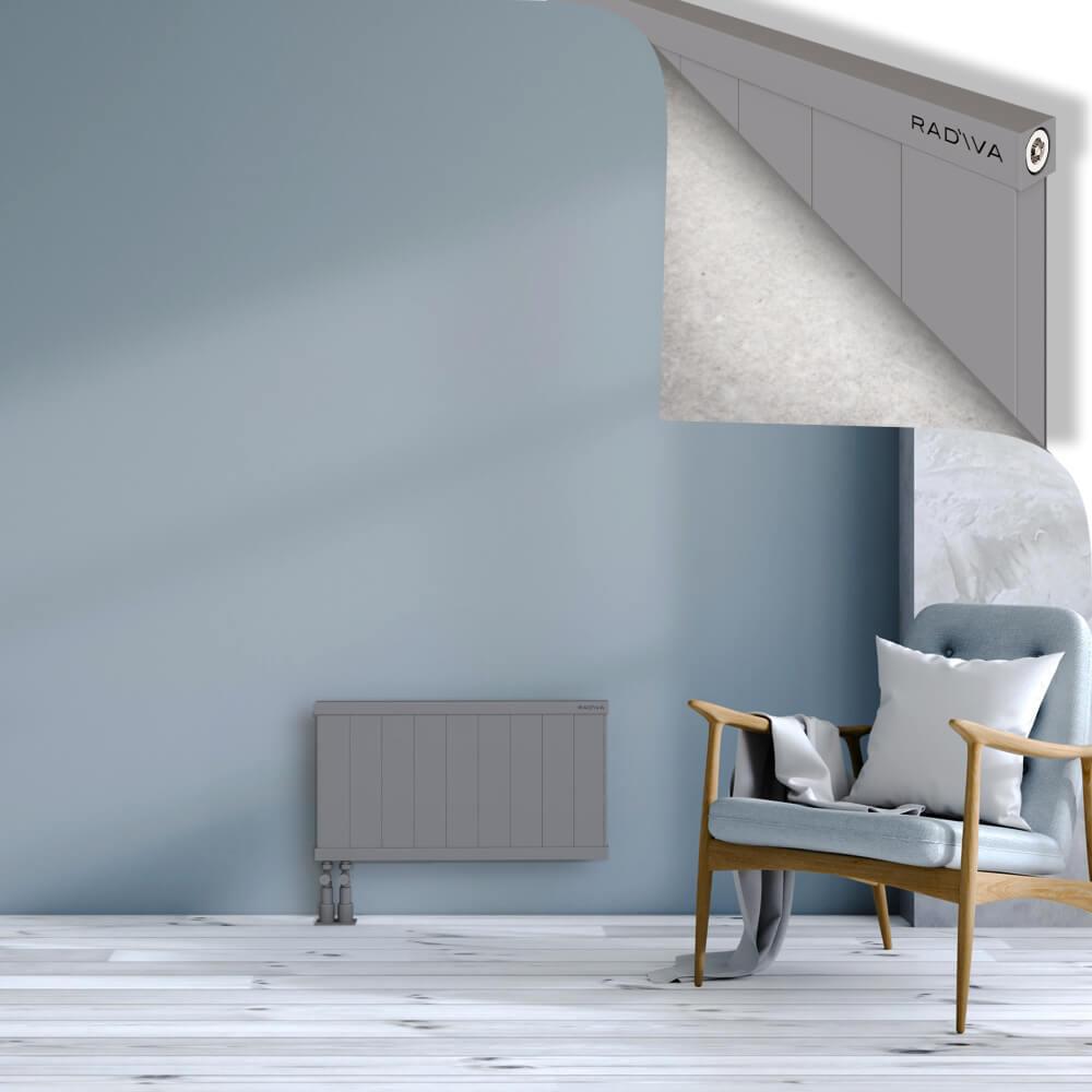 RIO Dekoratif Alüminyum Radyatör 400x904 Gri