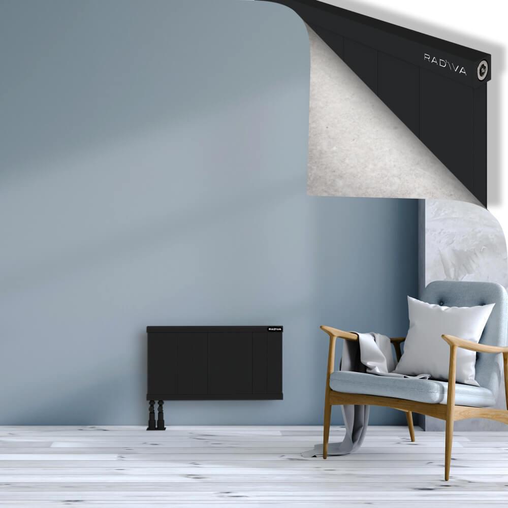 RIO Dekoratif Alüminyum Radyatör 400x904 Siyah
