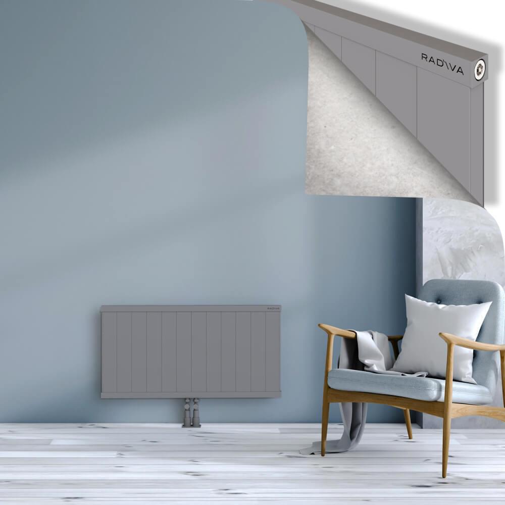 RIO Dekoratif Alüminyum Radyatör 500x1204 Gri