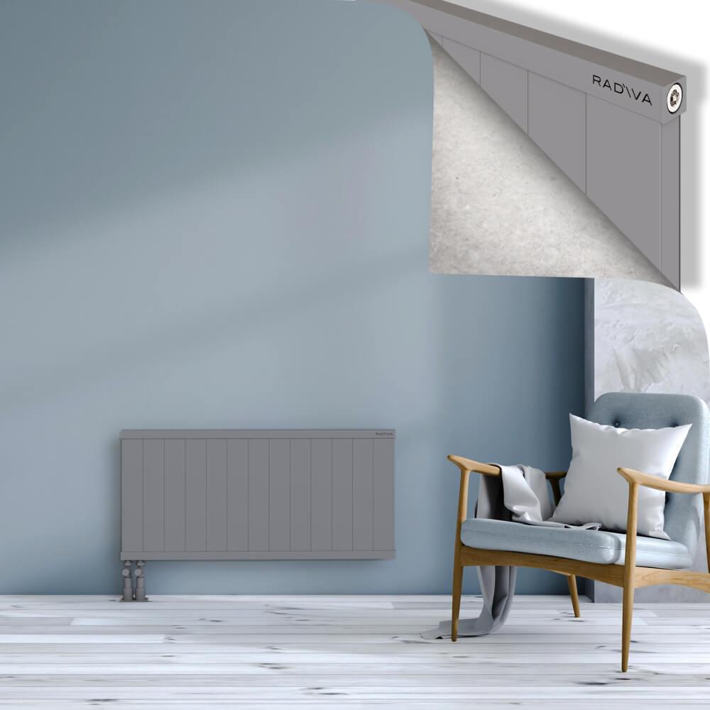 RIO Dekoratif Alüminyum Radyatör 500x1304 Gri