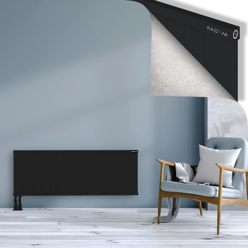 RIO Dekoratif Alüminyum Radyatör 500x1704 Siyah