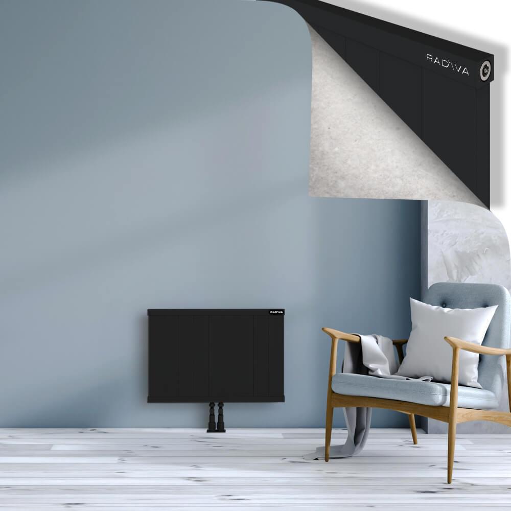 RIO Dekoratif Alüminyum Radyatör 500x904 Siyah