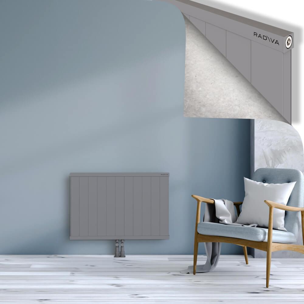 RIO Dekoratif Alüminyum Radyatör 600x1104 Gri