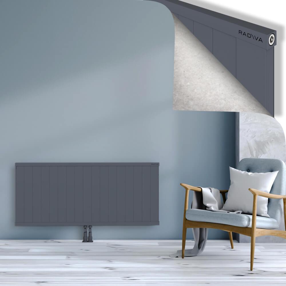 RIO Dekoratif Alüminyum Radyatör 600x1704 Antrasit