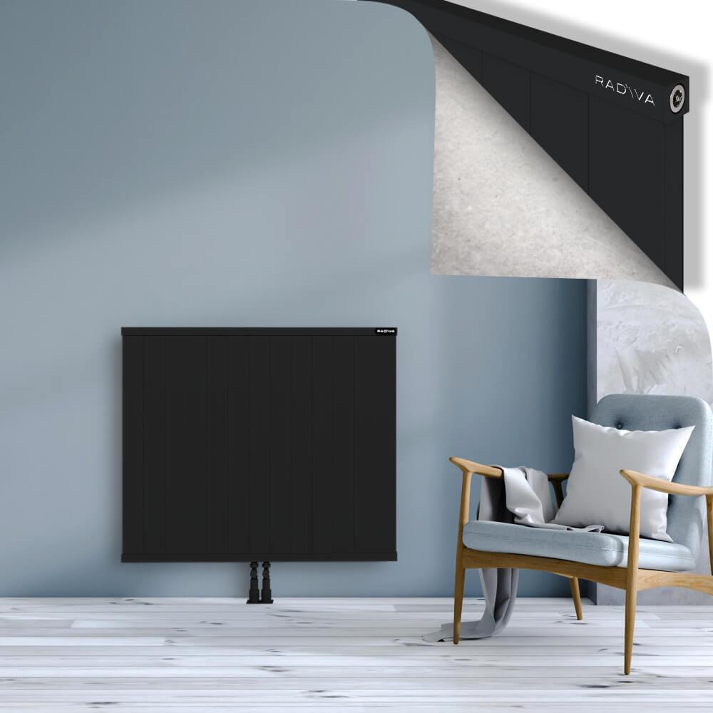 RIO Dekoratif Alüminyum Radyatör 900x1304 Siyah