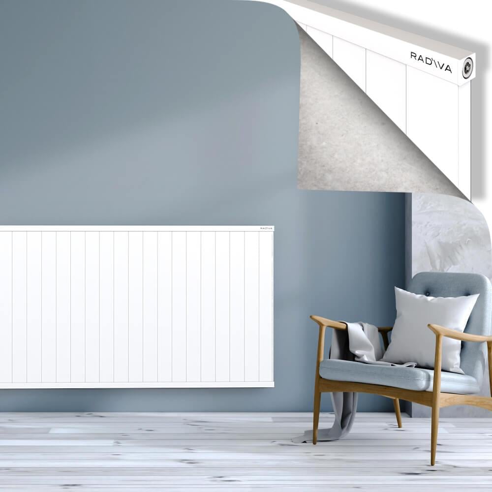 RIO Dekoratif Alüminyum Radyatör 900x2804 Beyaz