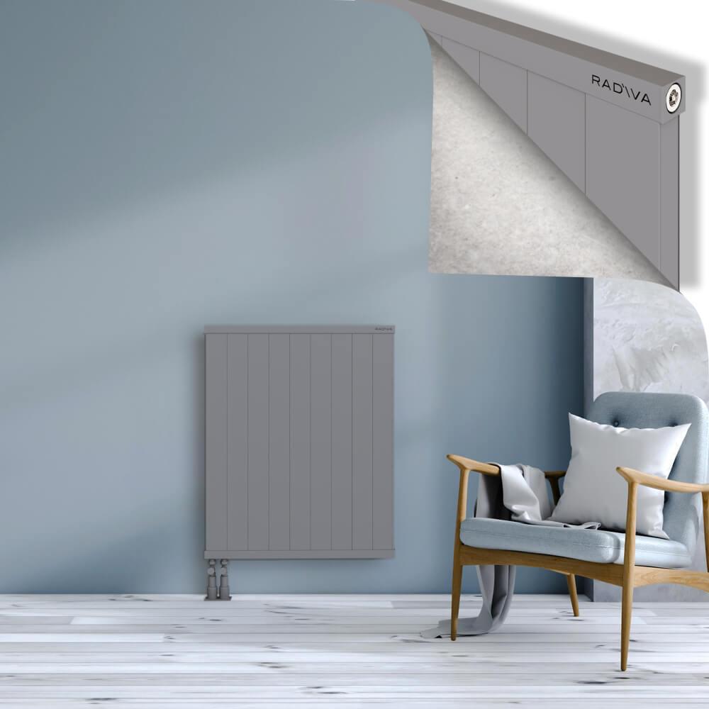 RIO Dekoratif Alüminyum Radyatör 900x904 Gri
