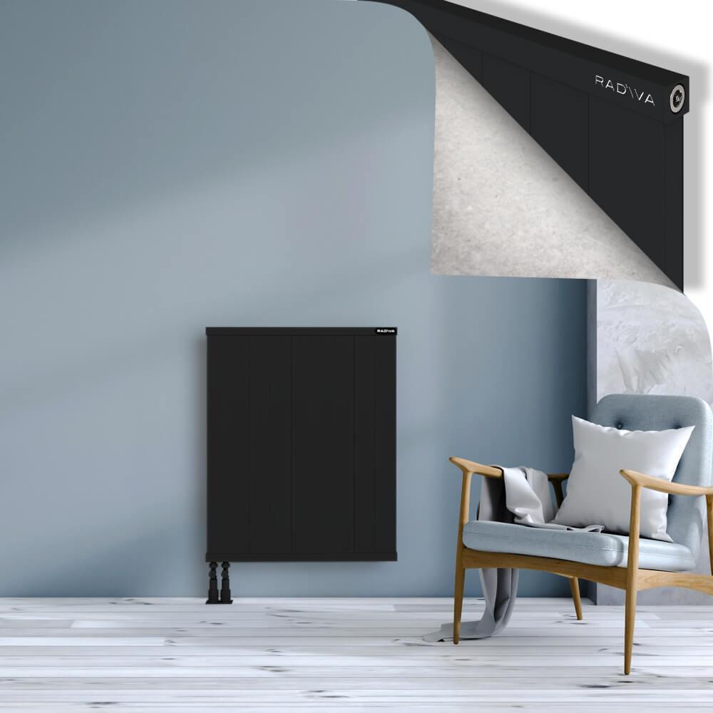 RIO Dekoratif Alüminyum Radyatör 900x904 Siyah
