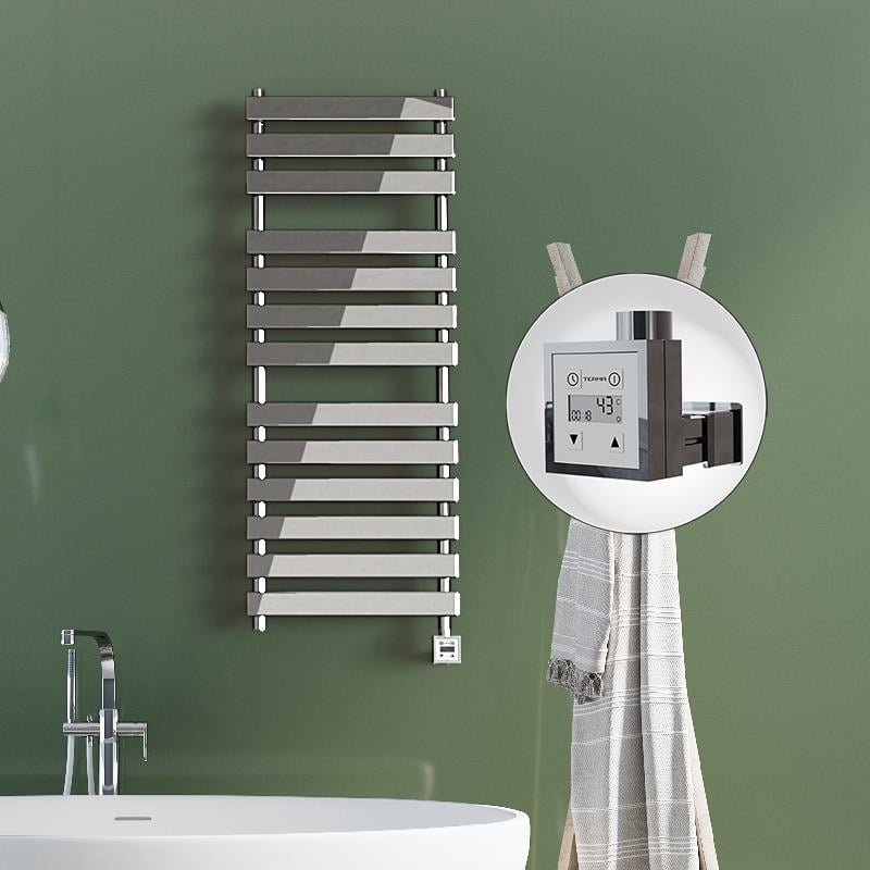 TAHITI Elektrikli Havlupan 500x950 Krom  (KTX3 Termostat) 300W