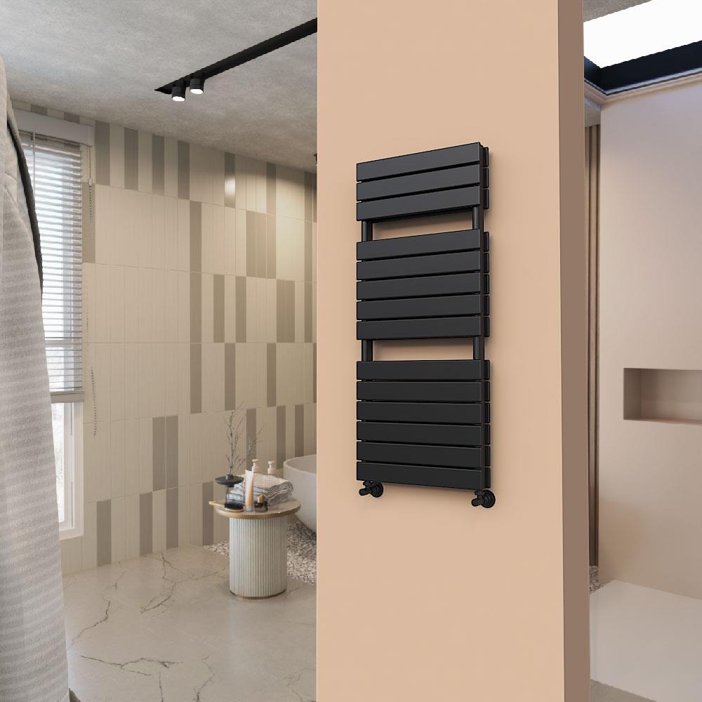 TİP 21H Dekoratif Havlupan 500x1180 Mat Siyah
