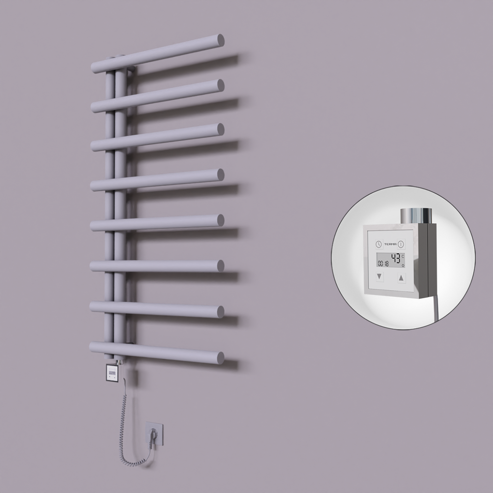 Tuna Dekoratif Elektrikli Havlupan 600x1150 Beyaz (KTX1 Termostat) 600W Spiral Kablolu