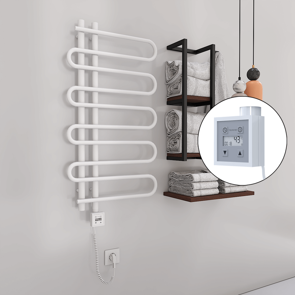 ZANTE Elektirikli Havlupan 500x1000  Beyaz (KTX3 Termostat) 300W Spiral Kablolu