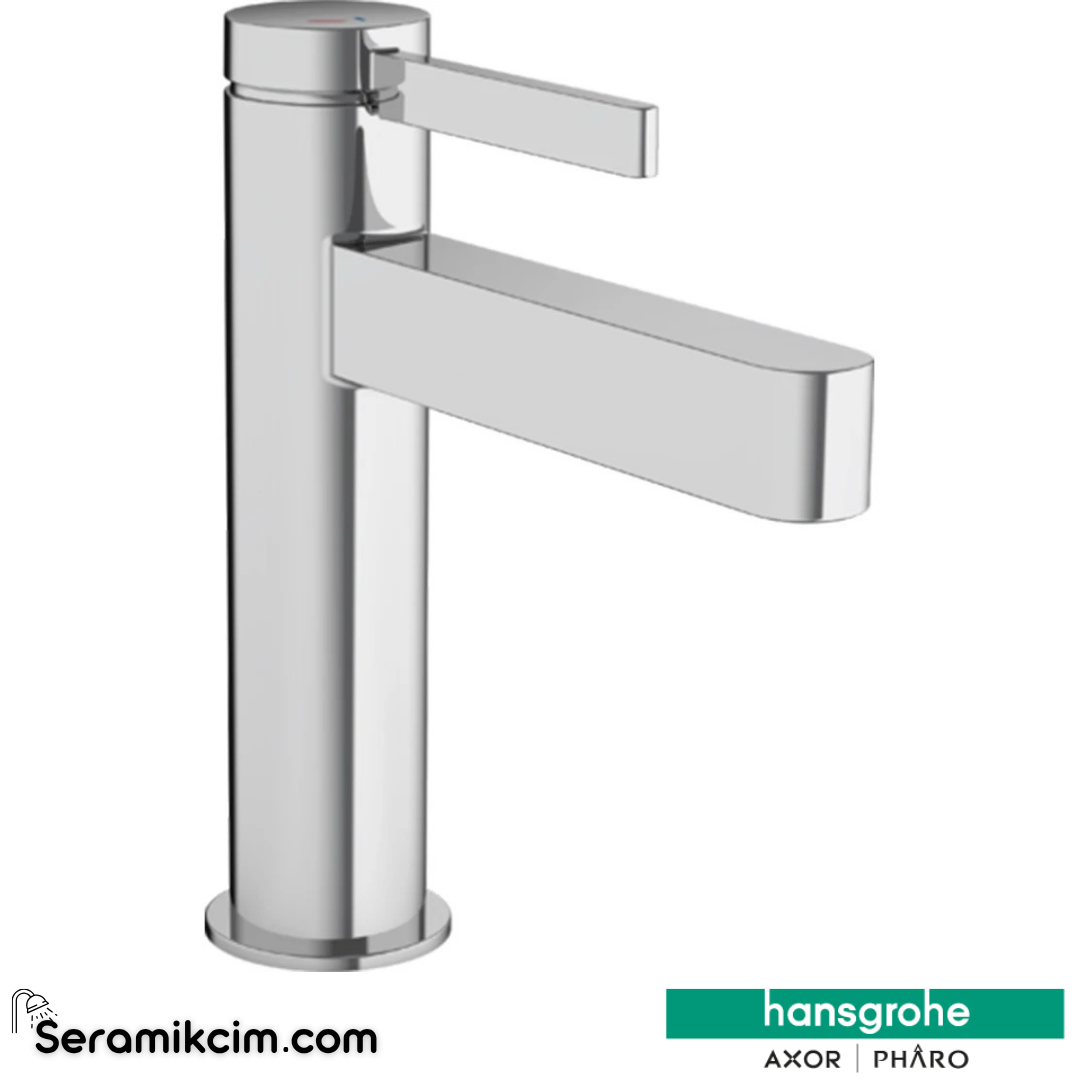 Hansgrohe Finoris Lavabo Bataryası 110 Coolstart Bas-Aç Gider Seti İle Krom 76024000