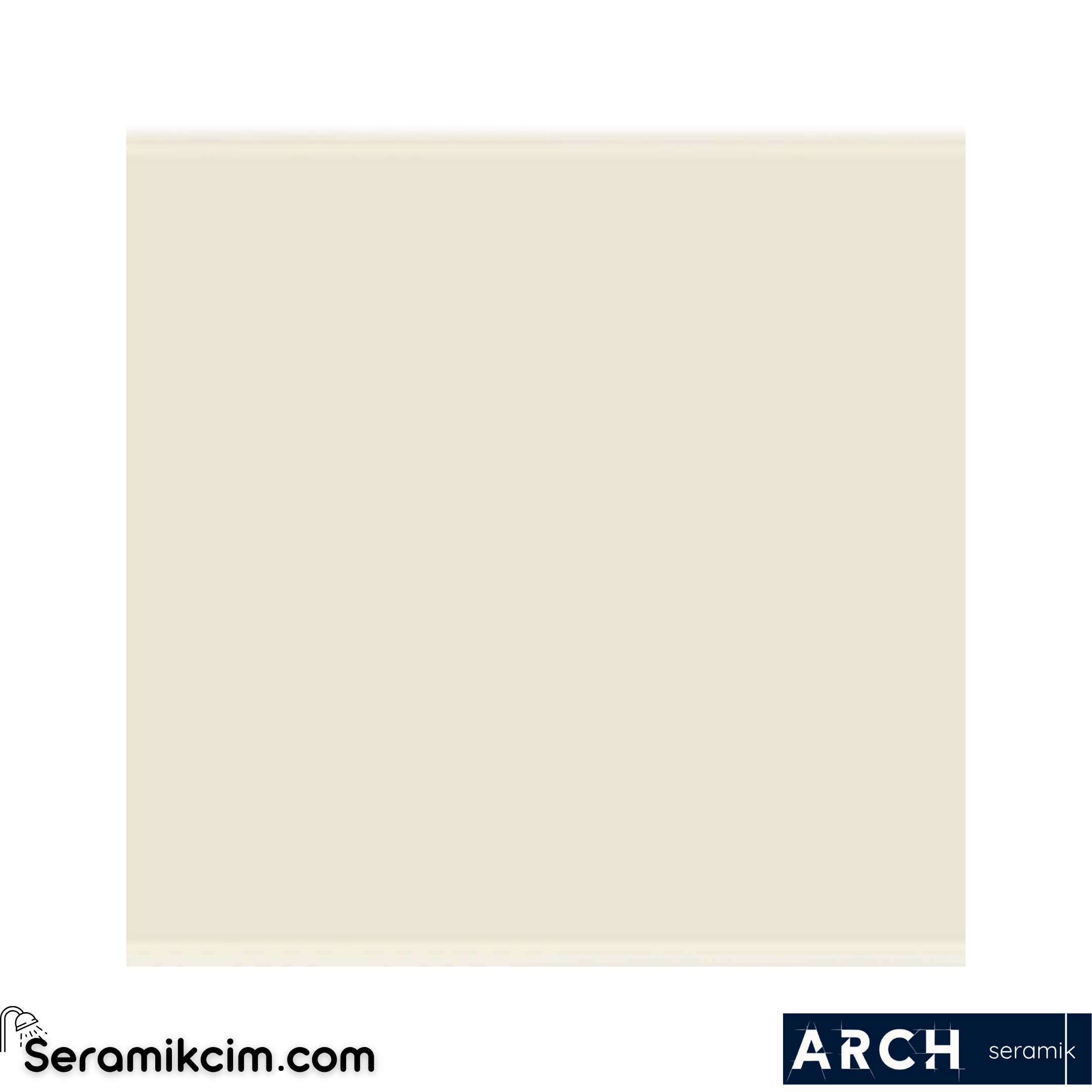 Arch Seramik 15x15 cm Cream Flat Matt