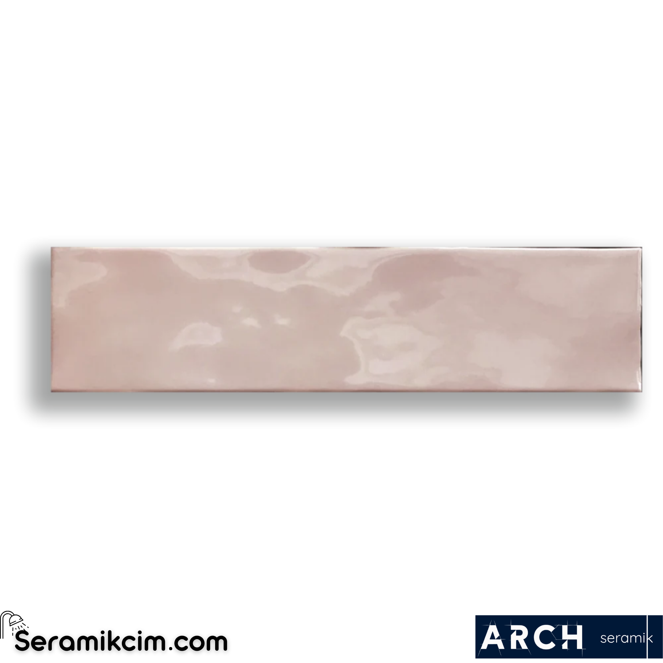 Arch Seramik 7,5x30 cm Artisan Rose Glossy