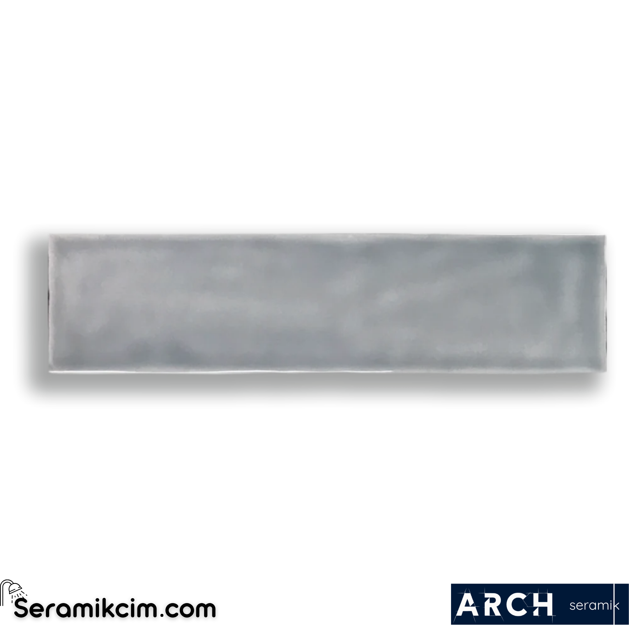 Arch Seramik 7,5x30 cm Artisan Smoke Glossy