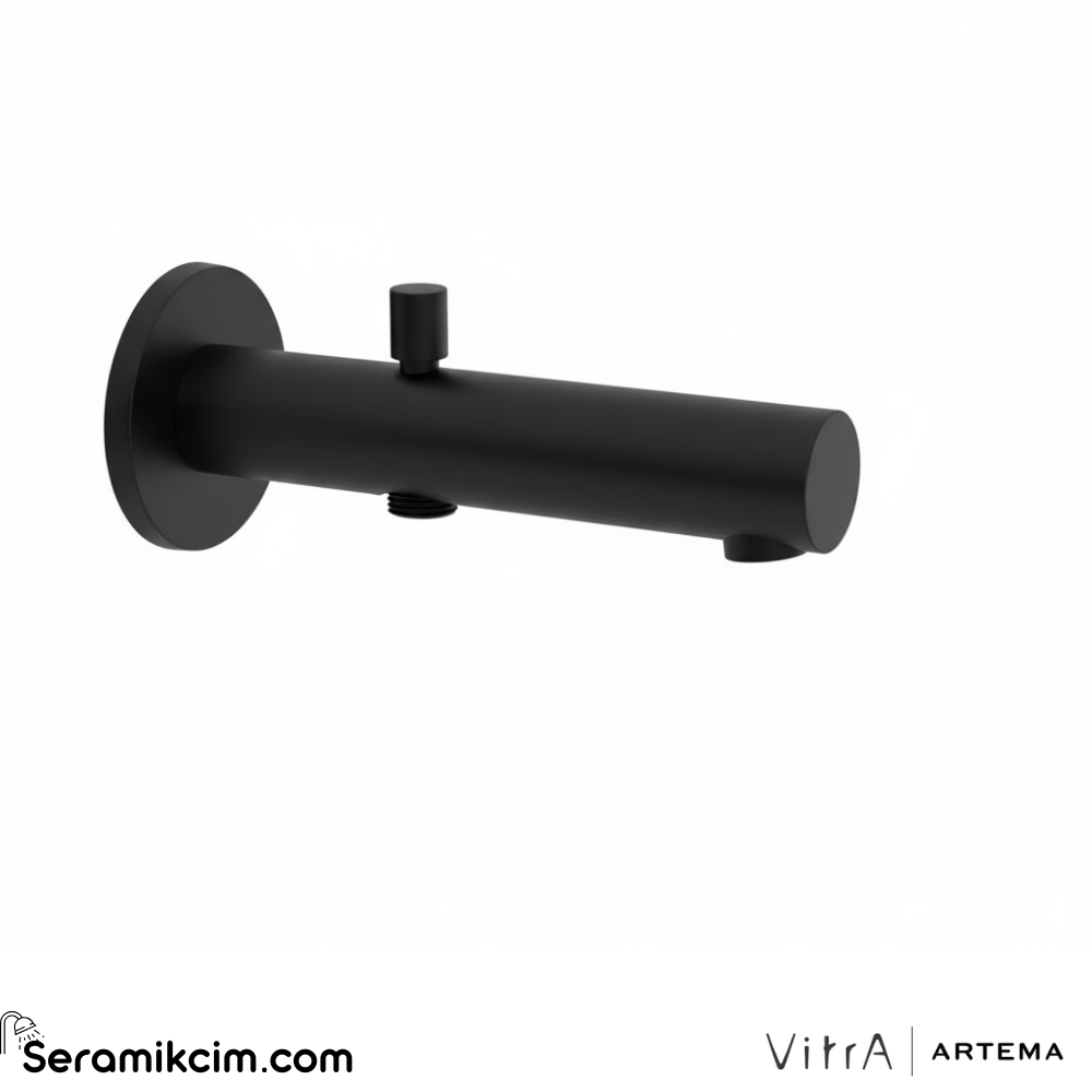 Artema Ankastre Çıkış Ucu (El Duşu Çıkışlı) Mat Siyah A4250136Wtc