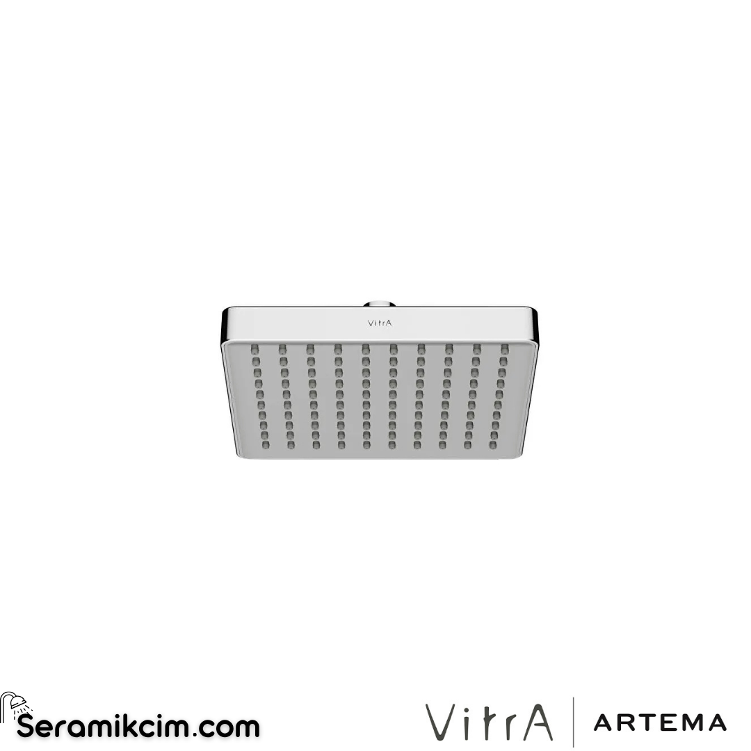 Artema Base Square Duş Başlığı 1 Fonksiyonlu 200mm Krom A45905