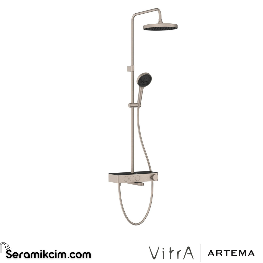 Artema Core Round 250 B Duş Sistemi Fırçalı Nikel A4730934