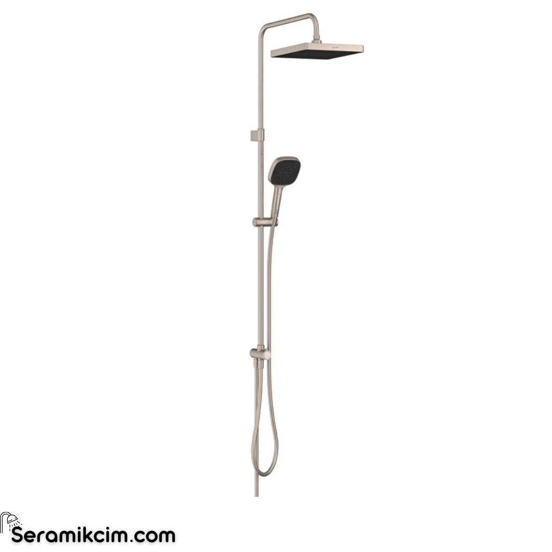 Artema Core Square 250 Duş Kolonu Fırçalı Nikel A4591934