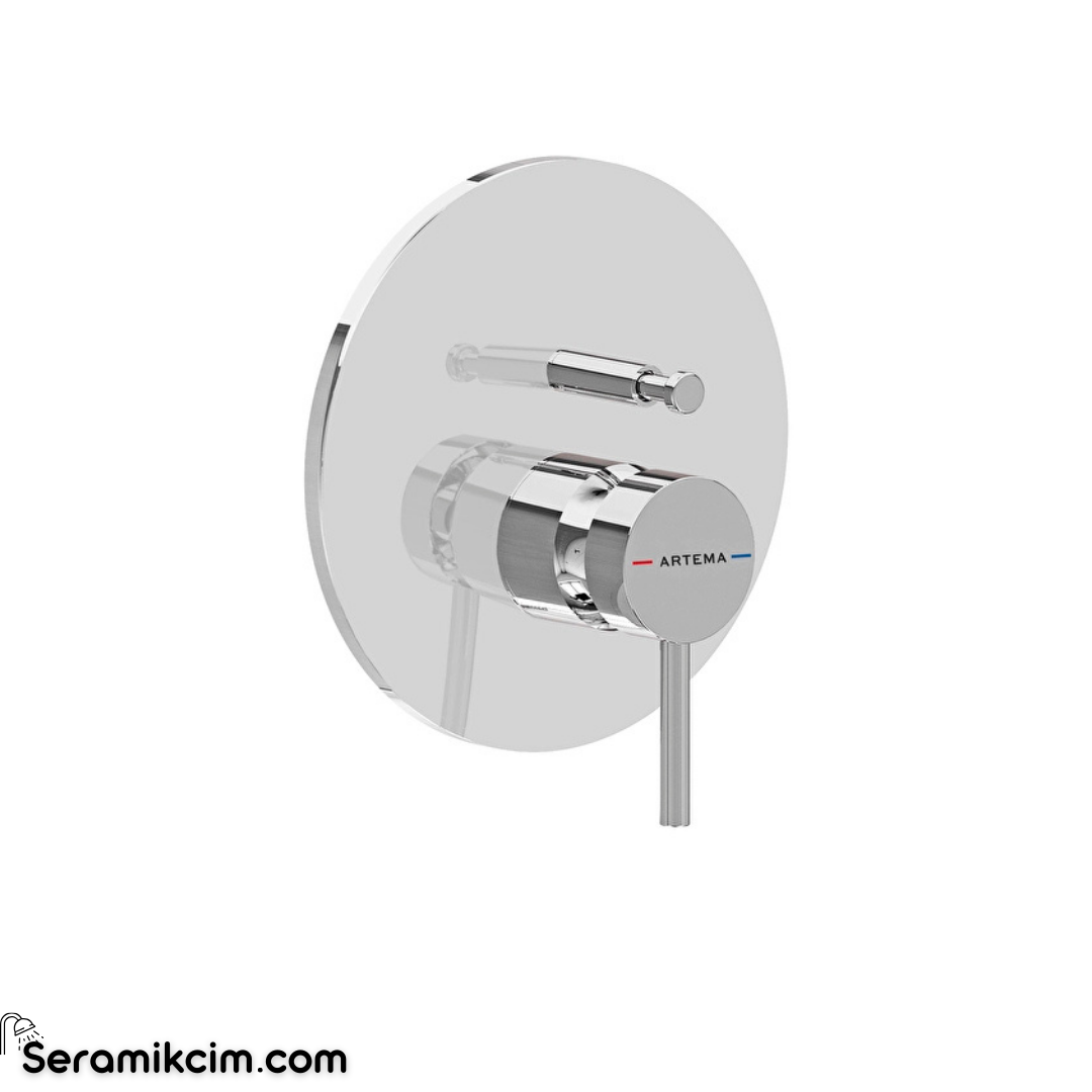 Artema Minimax Round Ankastre Mekanik Banyo Bataryası V-Box A43708