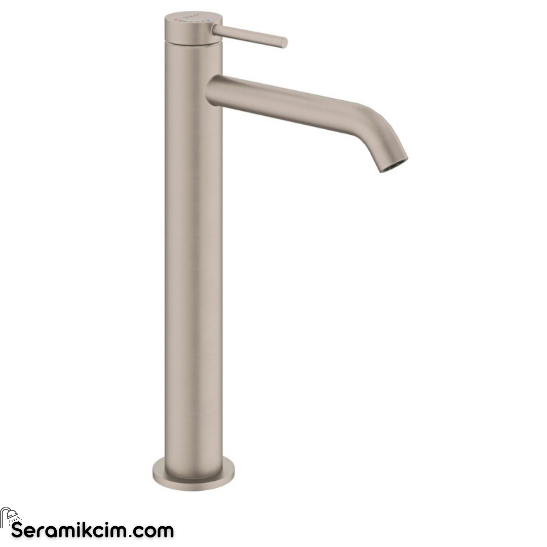 Artema Minimax Round Blueco Çanak Lavabo Bataryası Fırçalı Nikel A4353434Enr