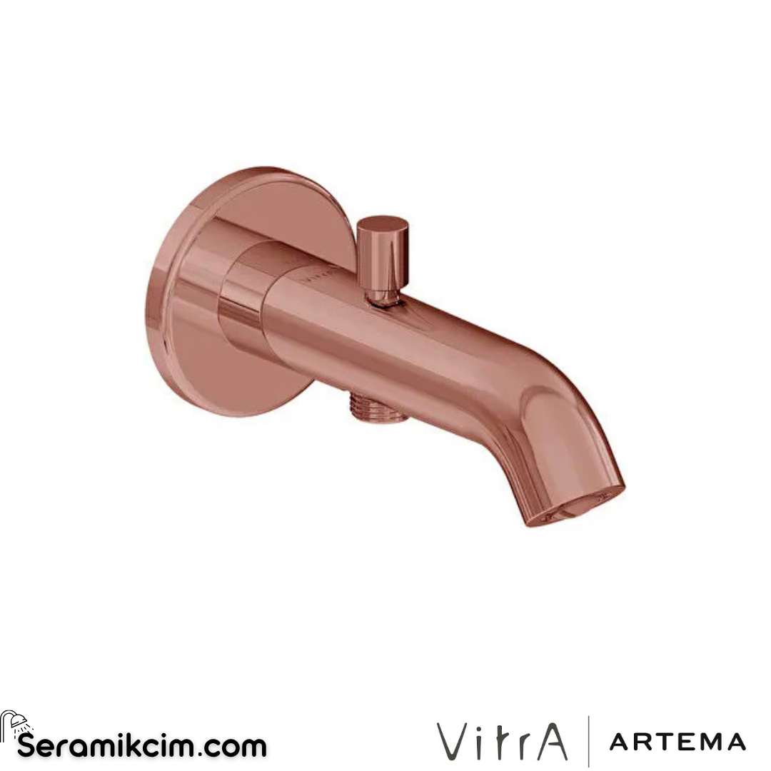 Artema Minimax Round Çıkış Ucu (El Duşu Çıkışlı) Parlak Bakır A4354229