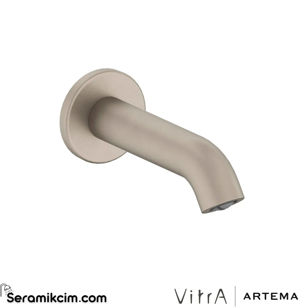 Artema Minimax Round Çıkış Ucu Mat Nikel A4354134