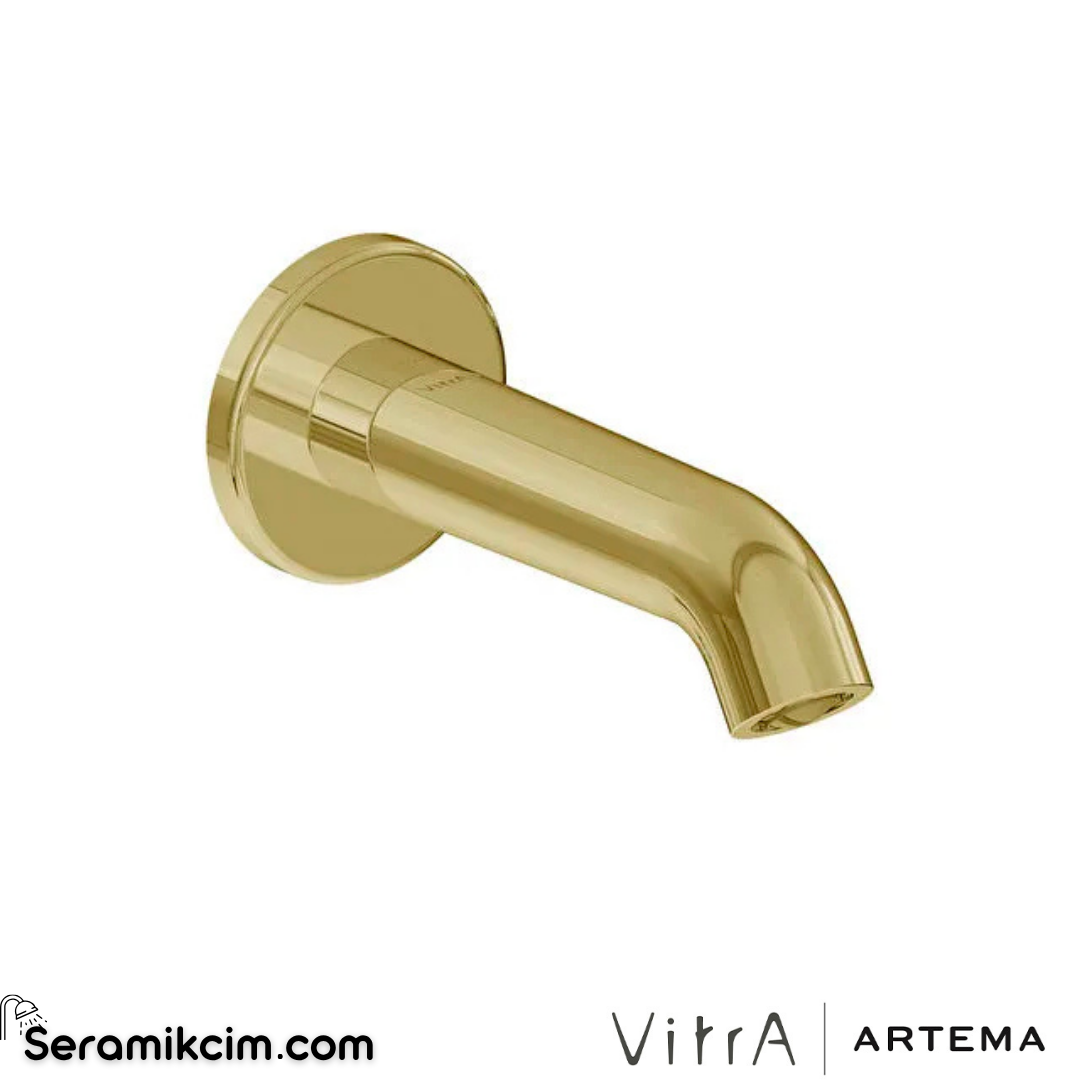 Artema Minimax Round Çıkış Ucu Parlak Altın A4354174
