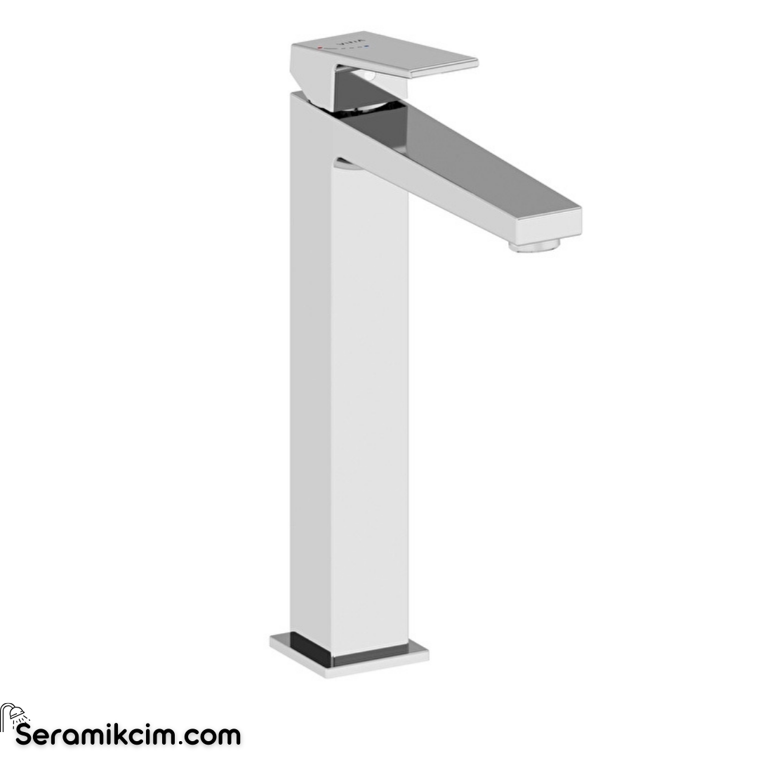 Artema Minimax Square Blueco Çanak Lavabo Bataryası Fırçalı Bakır A43724Enr