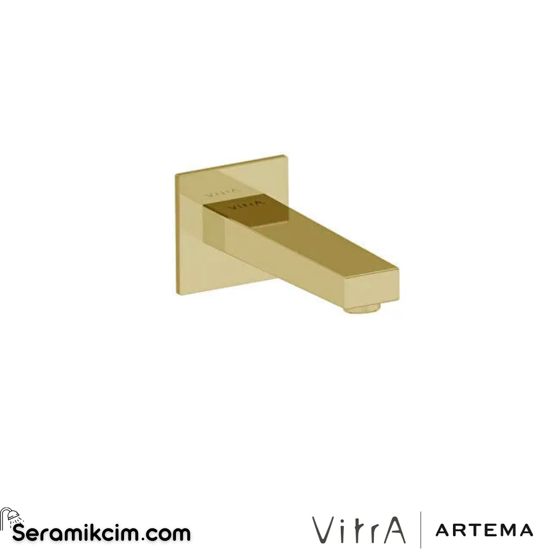 Artema Minimax Square Çıkış Ucu Parlak Altın A4359874