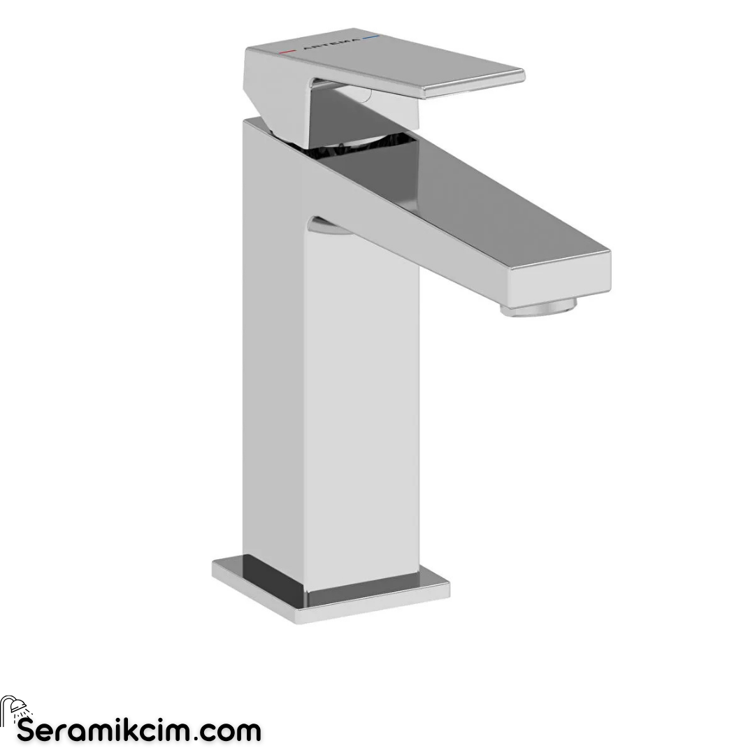 Artema Minimax Square Lavabo Bataryası (Yüksek) Krom A43722