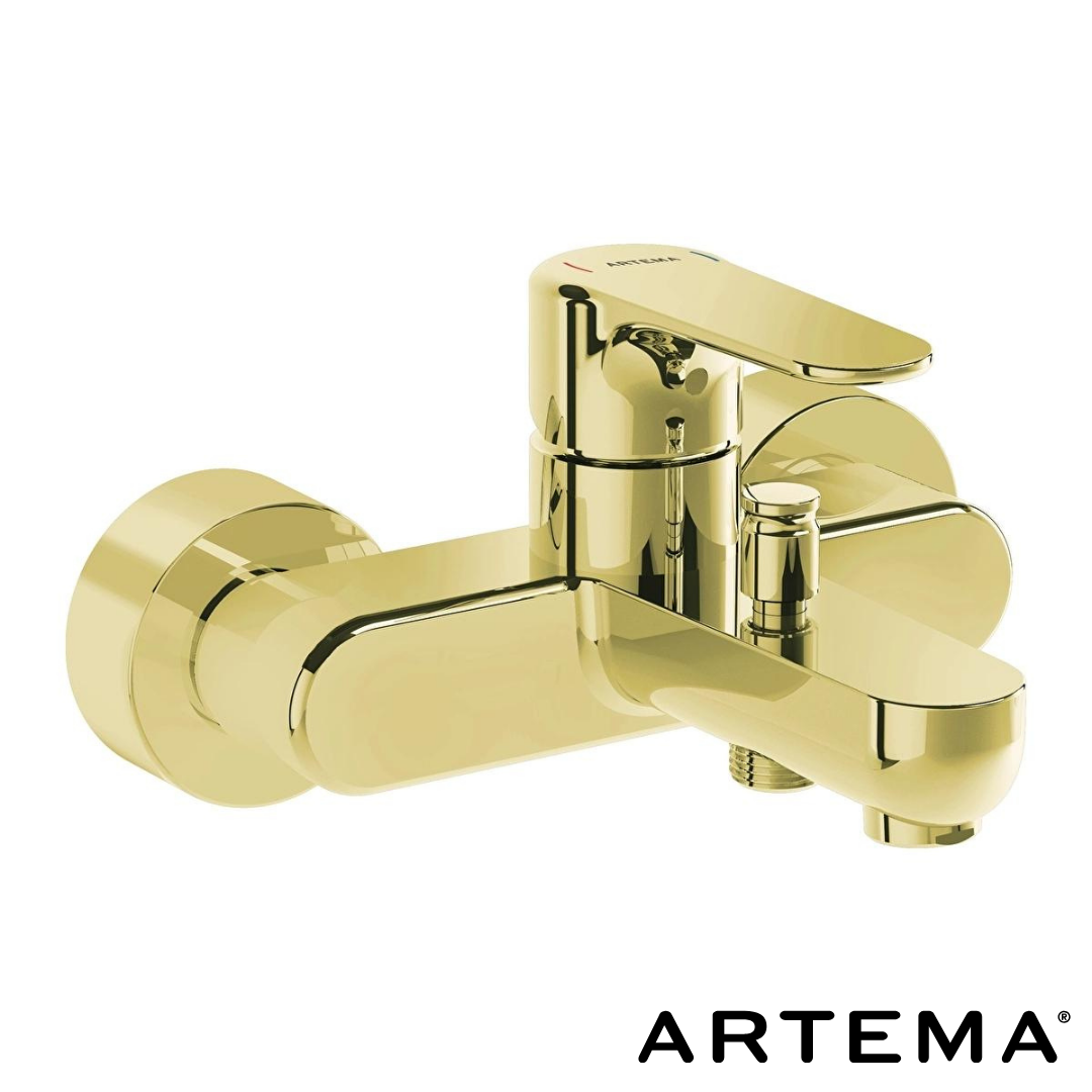 Artema Root Round Banyo Bataryası Altın A4272523